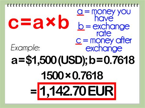 how to calculate currency conversion.